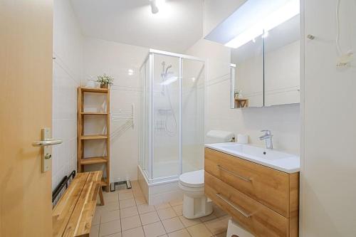Koupelna v ubytování Appartement Badhotel 315 - Callantsoog