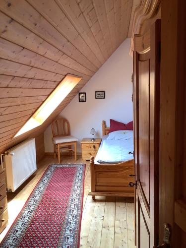 Katil atau katil-katil dalam bilik di HAusZeit Kapitänshaus Friedrichsschleuse