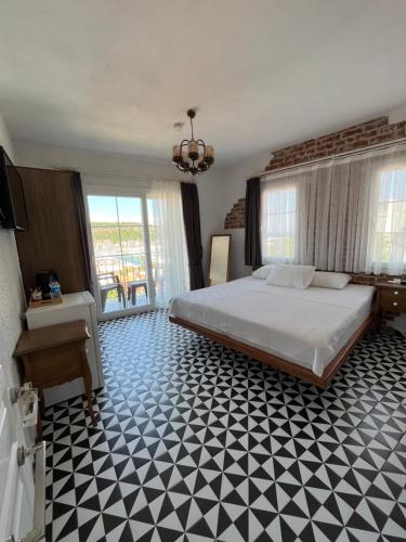 Ліжко або ліжка в номері Villa Veria