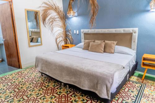 Postel nebo postele na pokoji v ubytování Casa Moraira