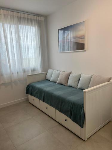 Cama o camas de una habitación en Rincón Idilia (Málaga).