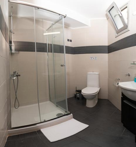 Un baño de Appartments in the historic center near beach