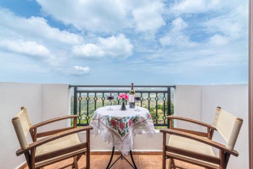 Balkoni atau teres di Hotel Marina