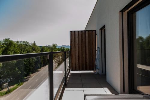 Balkoni atau teres di Apartmány Bešeň