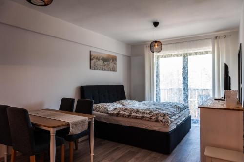 Katil atau katil-katil dalam bilik di Apartmány Bešeň