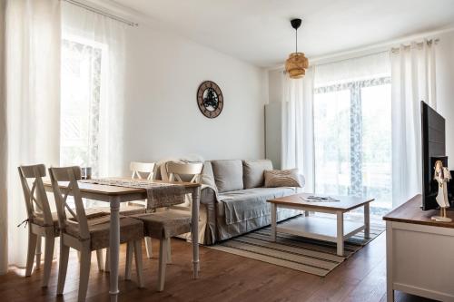 Televisyen dan/atau pusat hiburan di Apartmány Bešeň