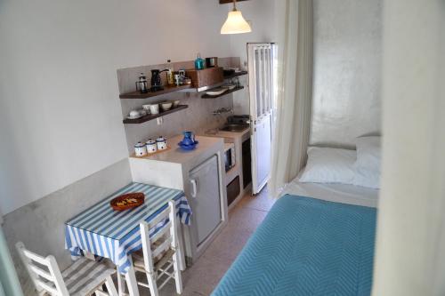 Η κουζίνα ή μικρή κουζίνα στο Studios Aeolos Kalymnos