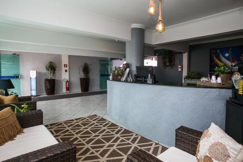 Lobbyn eller receptionsområdet på Hotel Pousada Porto da Lua