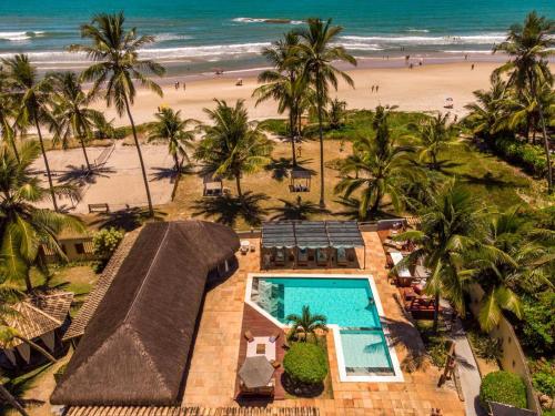 - Vistas aéreas a un complejo con playa en Pousada dos Hibiscus, en Ilhéus