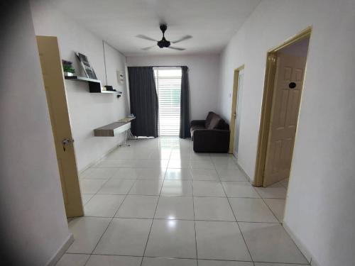 a room with a hallway with a couch and a ceiling at 20Pax 3-Storey SemiD 5Room&5Bathroom Sweet Dream Home Sitiawan in Sitiawan