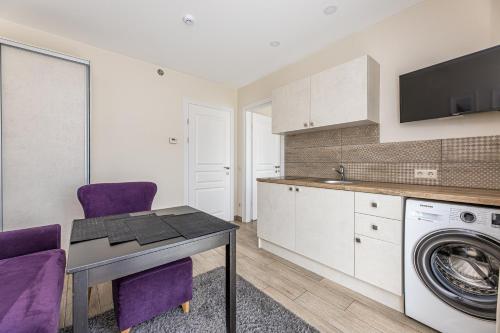 Ett kök eller pentry på Amber drop