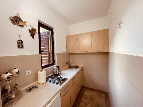 Kuchyň nebo kuchyňský kout v ubytování Apartments Four Countesses