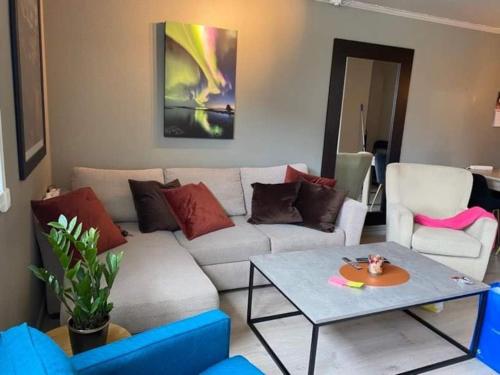 Een zitgedeelte bij Northern Light Tromsø