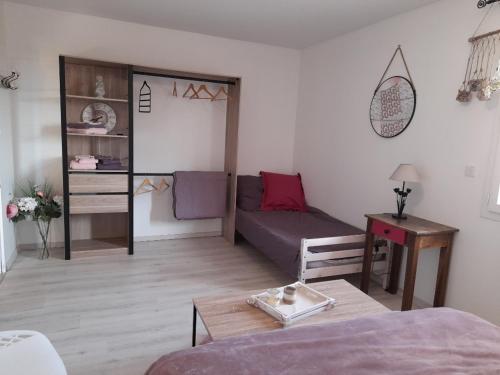 Posezení v ubytování Gîte le relais du Mardelon