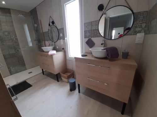 Koupelna v ubytování Gîte le relais du Mardelon