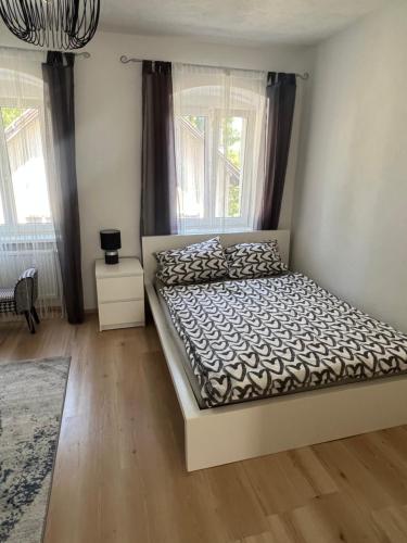 Postel nebo postele na pokoji v ubytování Apartment in Gmunden