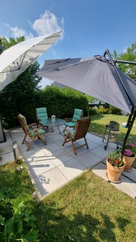 Сад в Ferienwohnung bei Natie