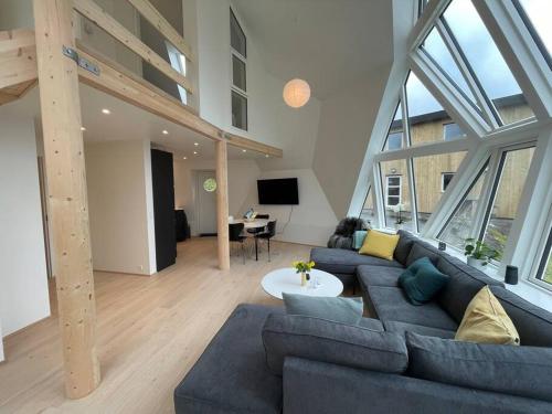 Posezení v ubytování Unique dome / igloo