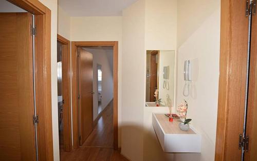 Phòng tắm tại Apartamento Playa de Sardiñeiro - Finisterre