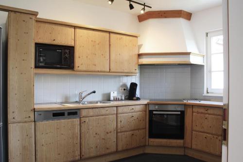 Η κουζίνα ή μικρή κουζίνα στο Felsen Apartment Loft
