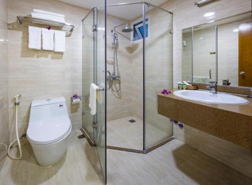 Koupelna v ubytování Saphia Hotel Nha Trang
