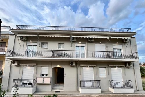 Budova, kde se aparthotel nachází