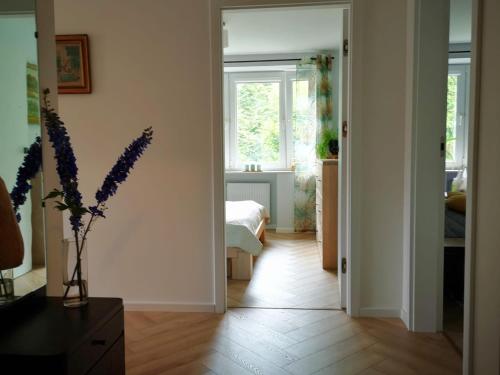 Ruang duduk di Apartament Nałęczowski Zakątek