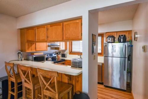 Kuchyň nebo kuchyňský kout v ubytování Lincoln Station Retreat