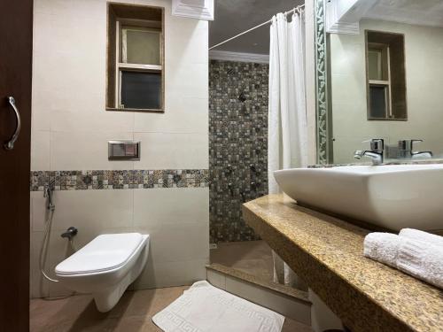 Koupelna v ubytování Hotel Sai leela - Shirdi
