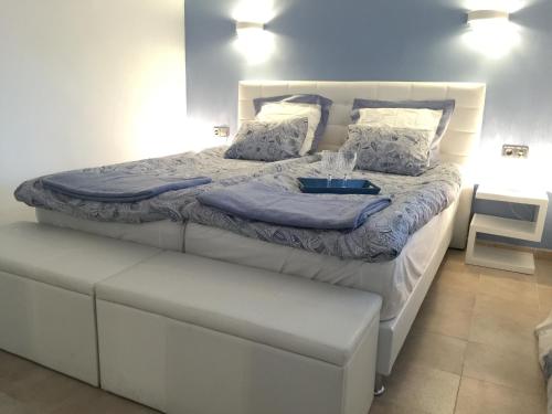Säng eller sängar i ett rum på Canyamel Beach