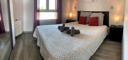 Le Rouge et Le Noir 45 m2 sur Coursives Gde Terrasse Port Nature Naturiste