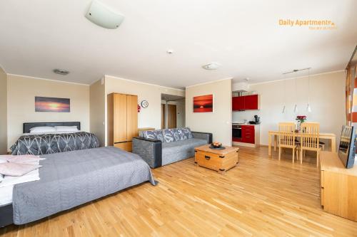 Χώρος καθιστικού στο Luxury Suites - Viru Keskus by Rikas Hotels