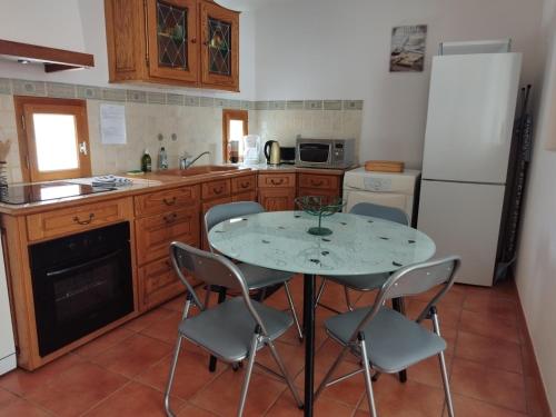 Dapur atau dapur kecil di Entre vignes et dentelles