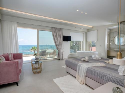 Hersonissos Beach Villa - Your Seafront Retreat by etouri