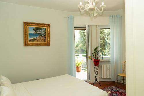 En eller flere senge i et værelse på Residence Patrizia