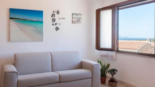 Posezení v ubytování Casa Su Lizu