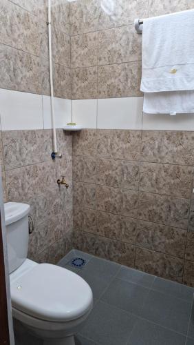 Ένα μπάνιο στο Résidences IBINLE