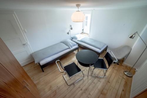 Χώρος καθιστικού στο Tilia Apartments