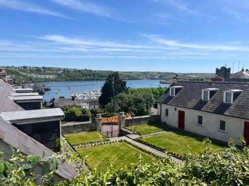 a view of the water from the roof of a house at Alms Houses in Kinsale