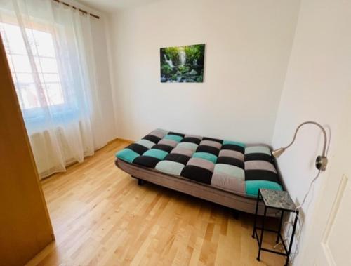 Posteľ alebo postele v izbe v ubytovaní Entzückende kleine Vorstadtvilla