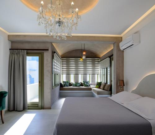 Postel nebo postele na pokoji v ubytování Zephyros Hotel
