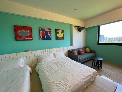 Flying Orange Homestayにあるベッド