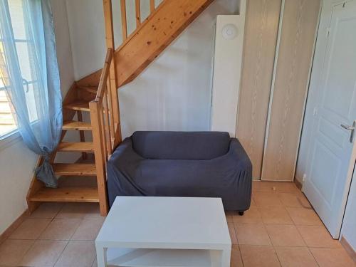 Χώρος καθιστικού στο Agréable Villa en petite Camargue 35 m2 WIFI