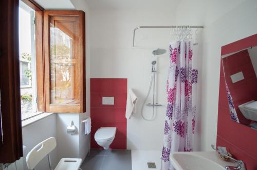 Koupelna v ubytování Hotel Villa Cecilia
