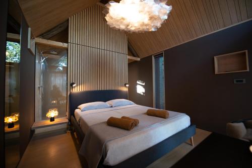 Voodi või voodid majutusasutuse Moon - Tiny house from Callin Wines toas