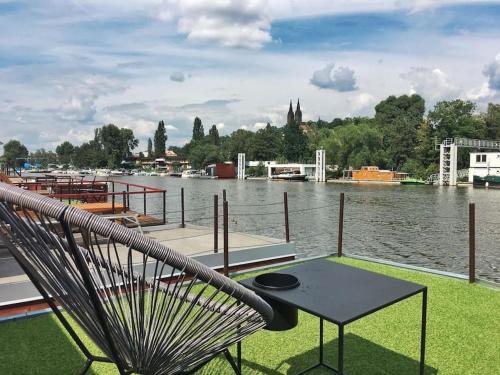 Houseboat in Prague