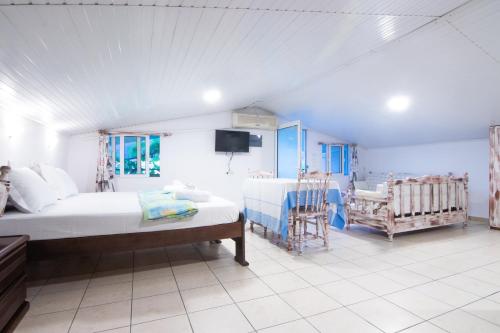 Posteľ alebo postele v izbe v ubytovaní Apartment Liolios #7