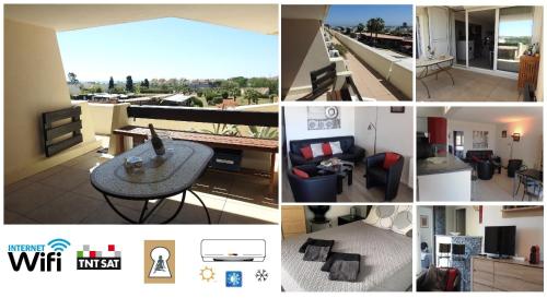 Le Rouge et Le Noir 45 m2 sur Coursives Gde Terrasse Port Nature Naturiste