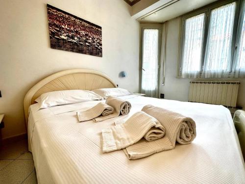 Postelja oz. postelje v sobi nastanitve Suite Sea 27 - Sanremo Vista Mare