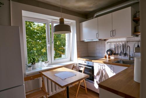 Kjøkken eller kjøkkenkrok på Raunas komūna